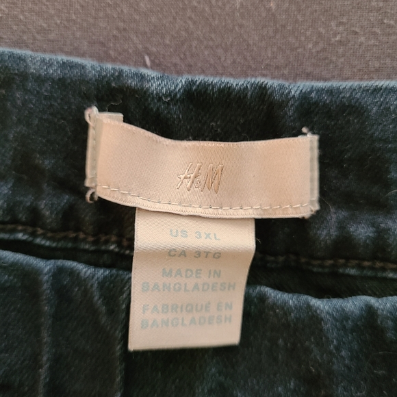H&M+ Skinny Regular Jeggings 3X Dark Blue Jeans - Picture 6 of 6